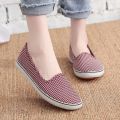 Steppora Women Slip On Printed Canvas Shoes - Lightweight Comfortable Casual Sneakers Pumps Flat Shoes For Girls. 