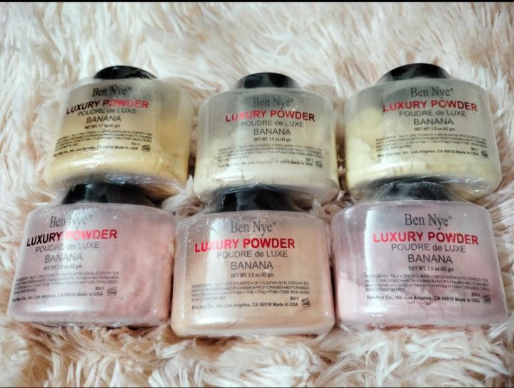 Ben Nye Luxury Powder in the shade Banana, a popular setting powder for ...