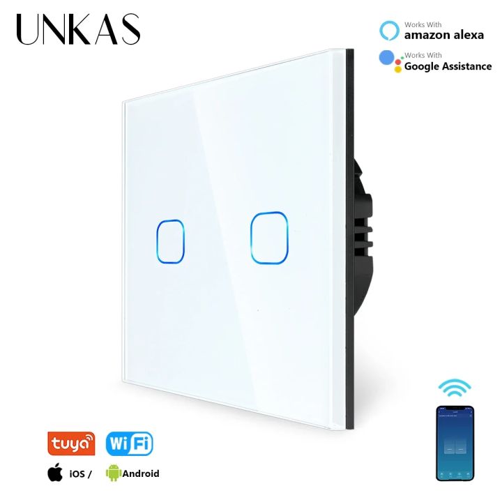 UNKAS%20Smart%20Switch%201/2/3%20Gang%20Wifi%20Touch%20Light%20Switch%20Wall%20Sensor%20Works%20with%20Tuya%20Control%20Smart%20Life%20%20Alexa%20lightify%20-%20Image%207