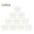 10pcs 20g Black / White Empty Cosmetic Containers Cream Lotion Box Makeup Pot Jar with Lids Round Ointments Bottle. 