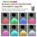 Adjustable LED Spotlights with Remote Rechargeable Motion Sensor Night Light RGB Bedroom Bedside Wall Lamp Spot Light Room Decor. 