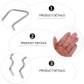 5Pcs Pegboard Plier Holders Stainless Steel Double Loop Pegboard Hooks Accessories Shelving Display Hooks for Store. 