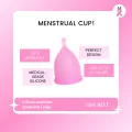 Menstrual Cup
silicon high quality reusable menstrual cup pad women.