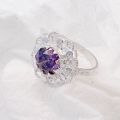 Premium 22k Silver (Pure Chandi) Ring for Girls & Women | Zarkoon Stone | Wedding Ring -  Jewelery by CxN. 