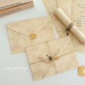 1 Set of Vintage Rose Envelope Set 2 Letter Paper, 6 Letter Paper Romantic Handwritten Confession Letterhead.
