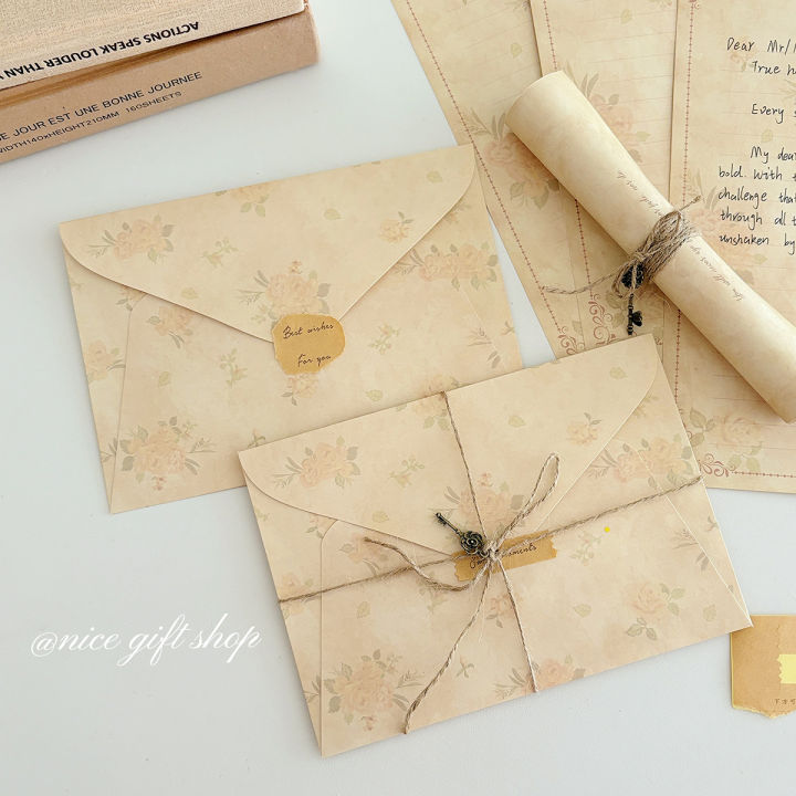1%20Set%20of%20Vintage%20Rose%20Envelope%20Set%202%20Letter%20Paper,%206%20Letter%20Paper%20Romantic%20Handwritten%20Confession%20Letterhead%20-%20Image%202