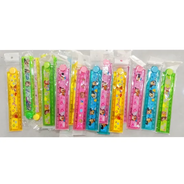 Cute%20Adjustable%20Multicolored%2012"%7B01%20Feet%7DStraight%20Ruler%20Drawing%20cute%20Funny%20for%20School,%20Office%20Supply%20-%20Image%203
