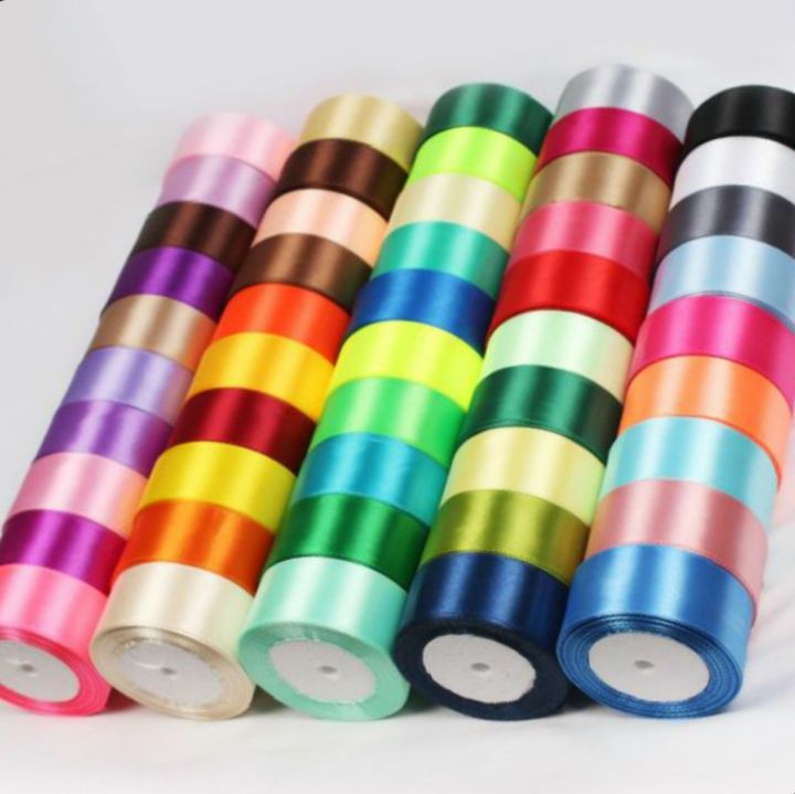 1%20Inch%20Wide%20Silk%20satin%20Ribbon%20roll%2010%20Yards%20for%20Craft%20,%20Gift%20Packing%20or%20diy%20projects%20-%20Image%202