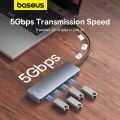 Baseus Usb Hub 4 Port ABS Hub Usb 3 0 for Laptop Multi Splitter Adapter For Xiaomi Lenovo Macbook PC Computer Accessories. 