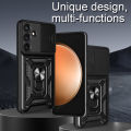 For  S25FE Shockproof Bumper Armor Back Cover For   S25 FE Case Slide Camera Protect Phone Cases. 