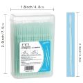Interdental Silicone Brushes 200 Units Dental Toothpicks Brush Between Teeth Silicone Toothpicks With Thread Oral Cleaning Tools. 
