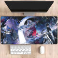 Gaming Mousepad Wuthering Waves Hiyuki Computer offices keyboard Mouse Pad Anime overlock  400x900mm HD Printing Desk Mat. 