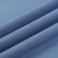 145cm Cotton Denim Fabric Blue Washed Micro Elastic Breathable per Yard for Shirt Apparel Bags Cushion Quilting Sewing Supplies.