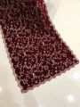 Velvet Shawl Embroidered Cut-Work. 