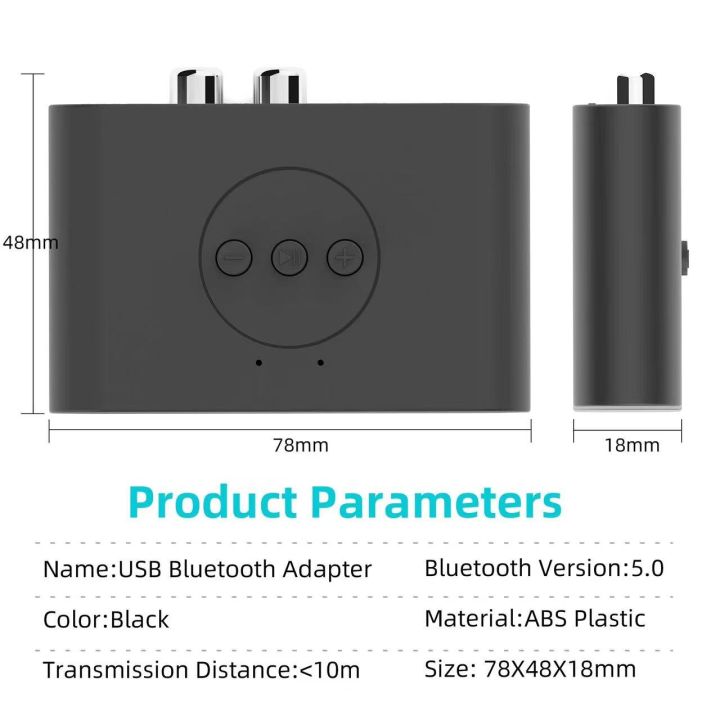 B21%20NFC%20Bluetooth%20Music%20Receiver%20Car%20Hands%20Free%20Support%20USB%20Flash%20Drive%20Playback%20Dual%20Output%20One%20Tow%20Two%20Audio%20Receiver%203.5%20AUX%20-%20Image%203