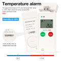 USB Temperature Data Logger LCD Display Datalogger 65000 Points PDF Recorder Temp Alarm Logger for Food Medicine Cold-chain. 