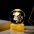 Hot Creat Crystal Ball USB Night Light With Milky Way galaxy LED Children Night Lamp For Bedroom Ambient Light Christmas Gift. 