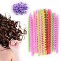 6pcs Spiral Rod Plastic Curling Perm Rod Hair Rollers. 
