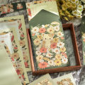 6 letter paper +3 envelopes Set Planner Stationery Supplies Message blessing letterhead. 