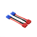 2Pcs 14awg/18awg  4cm Deans T Plug Male Female to Tamiya  EC2 Mini Tamiya Male Female Connector Adaptor Plug for Rc Battery ESC. 