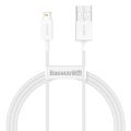 Baseus USB Cable For iPhone Cable 11 12 Pro Max Xs Xr X SE 8 7 6 Plus 6s Data Wire Cord Fast Charger Cable For iPad Air mini 4.