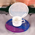 Tray Coaster Silicone Mold DIY Geometric Round Square Heart Hexagon Coaster Storage Plate Epoxy Resin Mold Home Decor. 