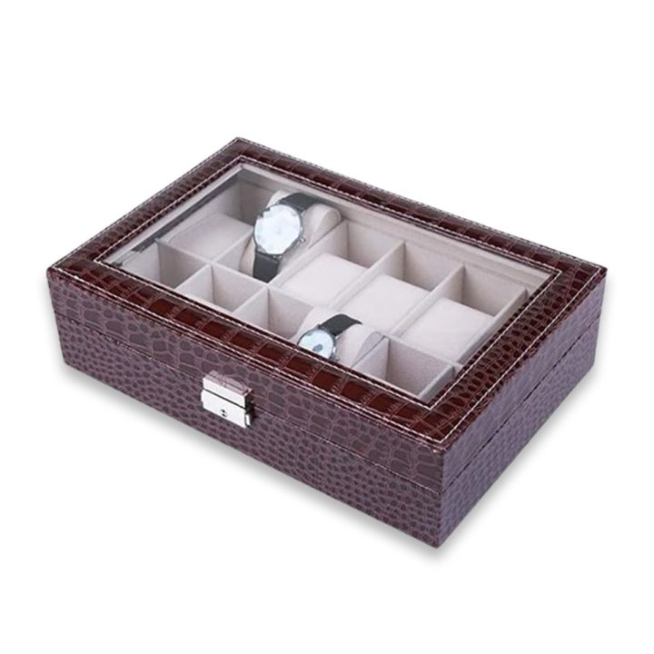 watch box wood watch box Wooden Watch Box (12 Slot)