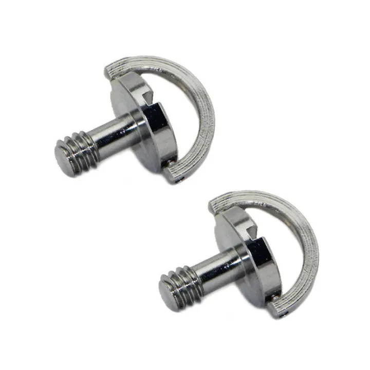 1/4"%20D-Ring%20Screws%20For%20DSLR%20Camera%20Tripod%20Monopod%20Quick%20Release%20Plate%20Folding%20D-Ring%20Adapter%20Bolt%20Camera%20Cage%20Rig%20Fixing%20Screws%20-%20Image%205