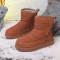 Winter Warm Kids Snow Boots Plush High Top Anti-Slip Casual Children Good Waterproof Cloth Shoes Thicken Boy Girls Cotton Shoes. 