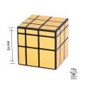 Qiyi Mirror Cube 3x3 | Mirror Blocks 3x3 Golden. 