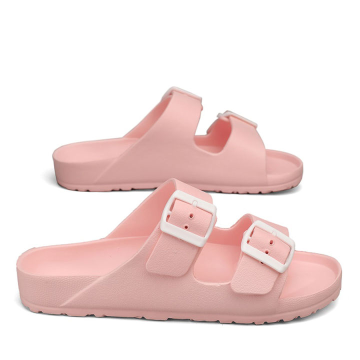 Summer%20Men's%20Casual%20Simple%20Solid%20Color%20Buckle%20Plastic%20Slip-On%20Flat%20Heel%20Adjustable%20Slippers%20-%20Image%207