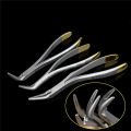 Dental Root Fragment Tooth Extraction Forceps Pliers Instrument Dentist Curved Maxillary Mandibular Tool.