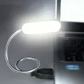 1pc Mini USB LED Lamp With Flexible Arm Portable LED Reading Light Eye-Protection Energy-Saving Mini Night Light Laptop Desktop. 