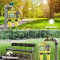 IP55 3/4'' Automatic Water Timer with 2-Outlets Garden Irrigation Valve Auto Watering System Sprinkler 1-15 Days Delay Watering. 