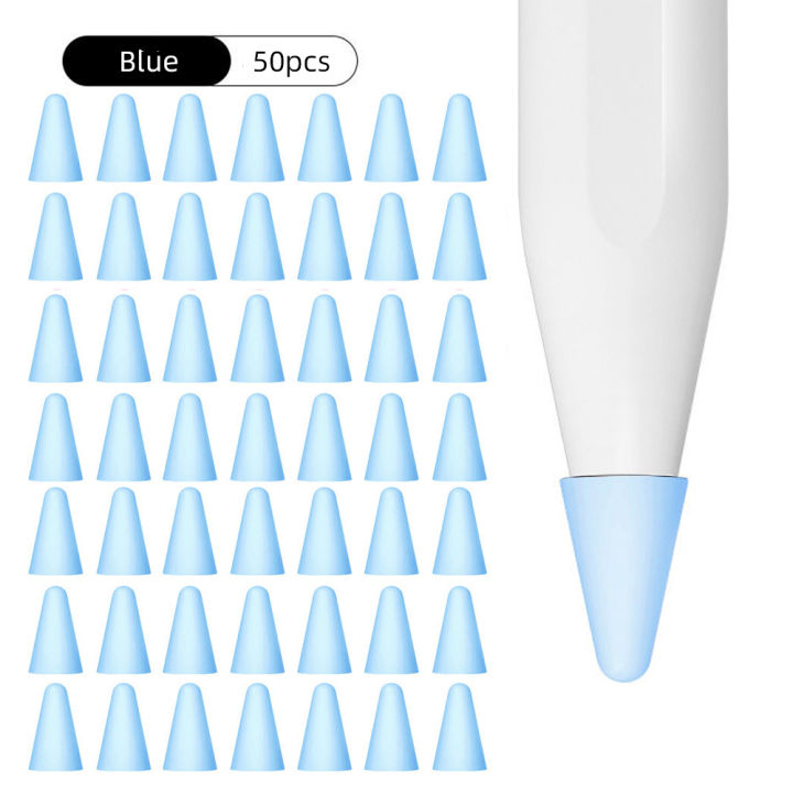 50Pcs/set%20Tip%20Cover%20for%20Apple%20Pencil%202nd%201st%20Generation%20Nib%20Case%20Candy%20Color%20Stylus%20Pen%20Point%20Sleeve%20Silicone%20Protective%20Cover%20-%20Image%207