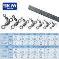 3 Way Swivels Fishing Crossline Swivel Saltwater 25~100Pcs Fishing Lures Ring Chain Connector Freshwater Trolling Catfish Rig.