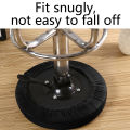 1PC/4PCS/6PCS solid color elastic waterproof milk silk round stool cover, 120gms, suitable for round stool cover beautification.