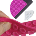 Suction Cup Fixture Pad for Mobile Phone - Silicone Adhesive Backed. 