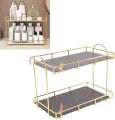 Beautiful Design Vanity Tray Makeup Organizer and Bathroom Organizer And Space Saver. 