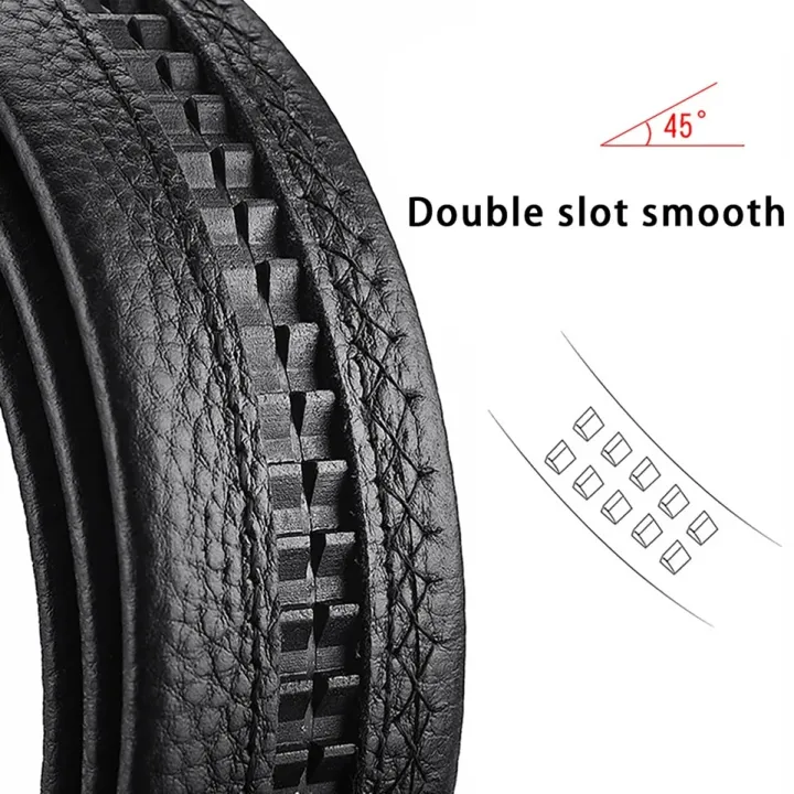 2Pcs%20Men's%20Belt%20Without%20Buckle%203.5cm/1.37inch%20Width%20Brand%20High%20End%20Belts%20Black%20Soft%20PU%20Leather%20Men%20Belts%20Body%20No%20Buckle%20Strap%20-%20Image%202