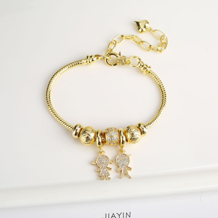 Cute%20Crystal%20Zirconia%20Boys%20Girls%20Theme%20Snake%20Bone%20Chain%20Bracelet%20Personalized%20for%20Men%20Women%20Birthday%20Party%20Birthday%20Jewelry%20Gift%20-%20Image%204