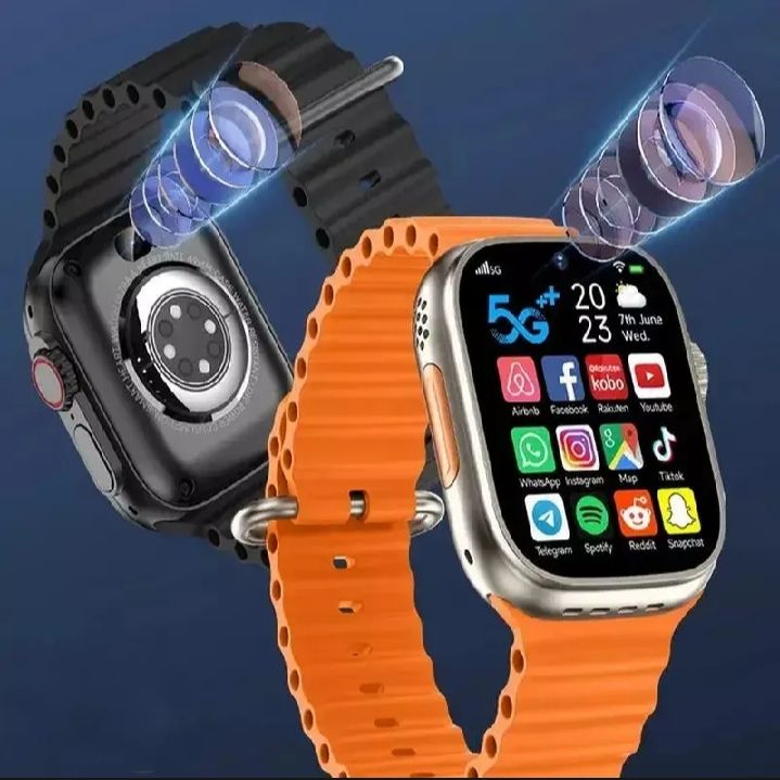 Ultra S9 5G Smart Watch 2.2" Android 10 | 8GB+128GB / 16GB+256GB | Dual Camera | WiFi | SIM | Calling | Playstore | YouTube | Facebook | Free Fire | TikTok | IMO | 700mAh Battery | Smartwatch for Men & Women