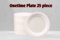 Onetime use plates 8 inches-25 pieces onetime plates. 