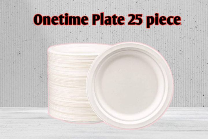 Onetime use plates 8 inches-25 pieces onetime plates