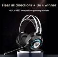 AULA S602 Headphone Full  A RGB gaming headset Noise Cancelling stereo sound for pubg free fire Play Station 4 Game PC laptop tablet smartphone PAK FF. 