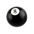 Universal Round Shifter Knob Head Black 8 Ball Racing Acrylic Gear Shift Knob SK-1003-8. 