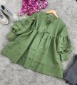 New stylish and attractive frock short kurti high quality fabric korean frock. 