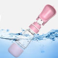 2 In 1 Portable Dog Water Bottle For Small Large Dogs Cats Outdoor Walking Drinking Bowls Pet Feeder Puppy Chihuahua Supplies. 