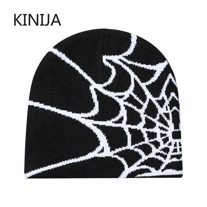 Spider%20Pattern%20Knitted%20Hat%20Beanies%20Hat%20Street%20Pullover%20Hat%20for%20Men%20Women%20Winter%20Outdoor%20Riding%20Sports%20Hat%20Elastic%20Skullies%20Hat%20-%20Image%205