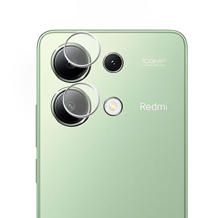 Xiaomi Redmi Note 13 Back Camera Protector - 9H Gorilla Glass, Transparent